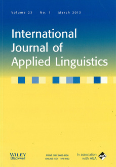 International Journal of Applied Linguistics